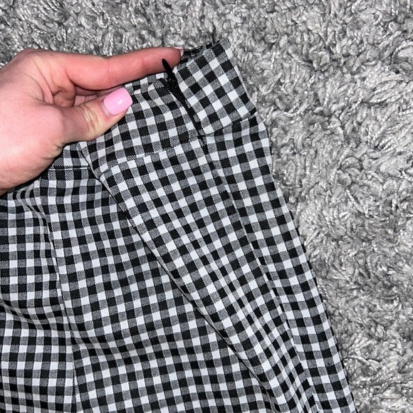 Forever 21 Crop Kick Flare Gingham Pants Small - Picture 3 of 3